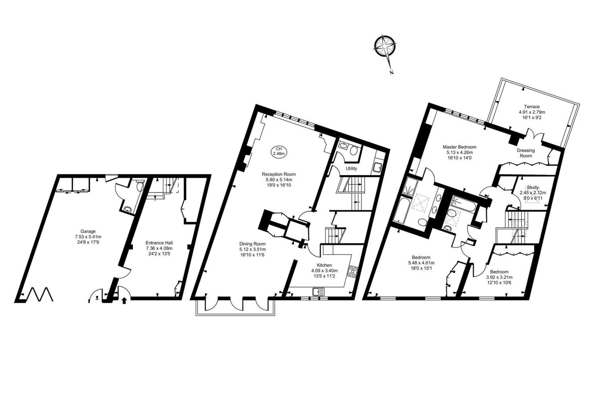 Modern 3 Bedroom Luxury House With Garage In Central London Luaran gambar